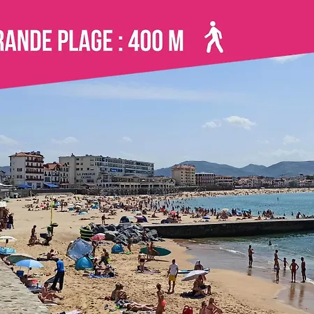 Ilbetea - Duplex tout confort - Plage à 400 m - Parking - Wifi Saint-Jean-de-Luz Extérieur photo